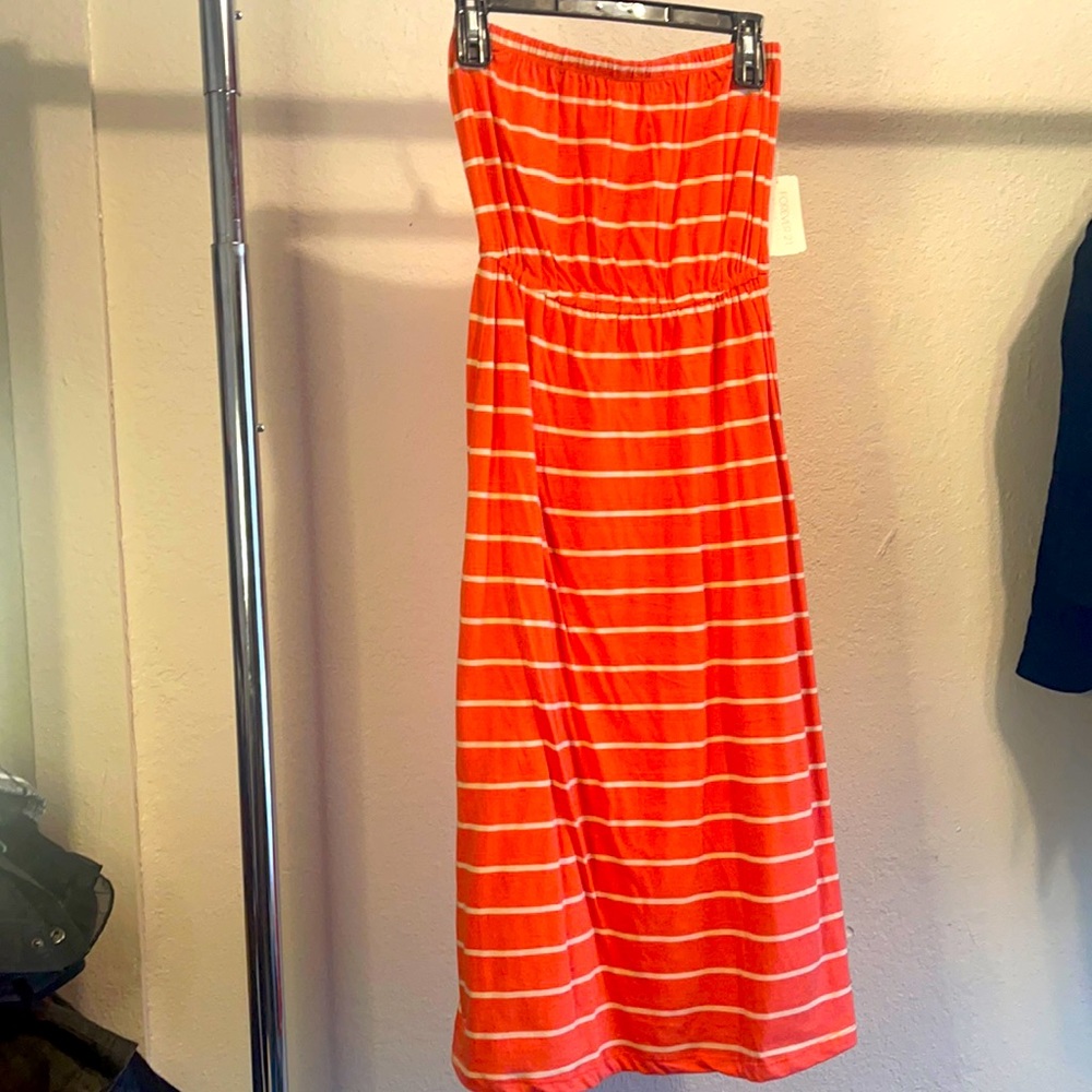 Strapless Knee length Dress